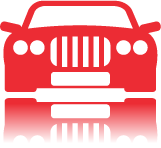 Red Car Icon